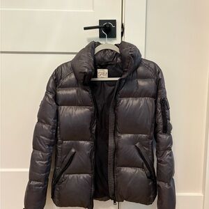 SAM NYC grey puffer coat